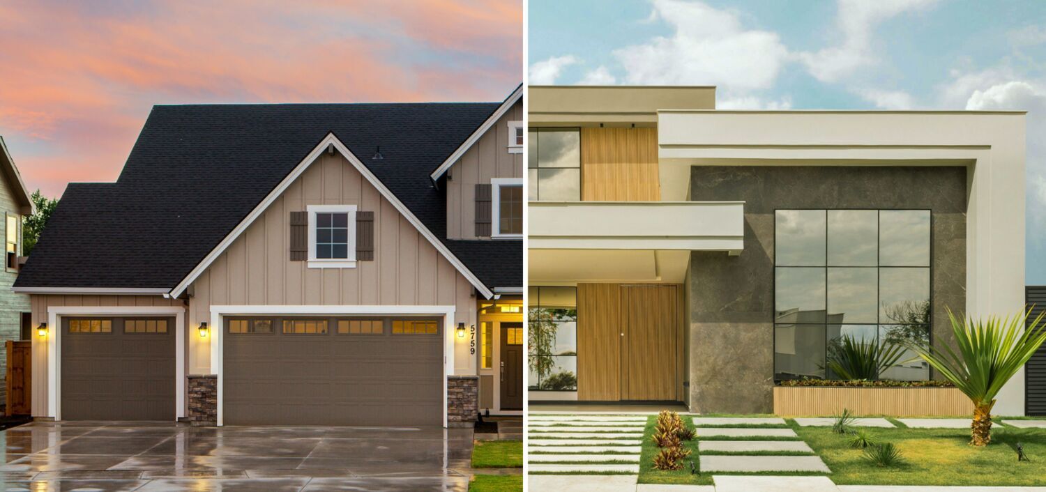 New-build houses vs. second-hand properties