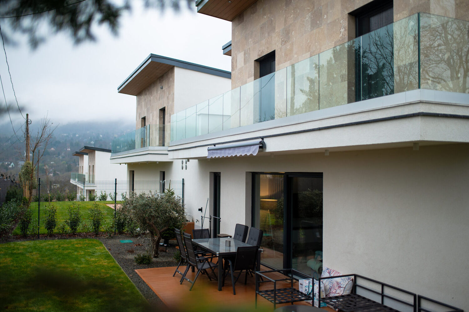 Modern family home with terrace